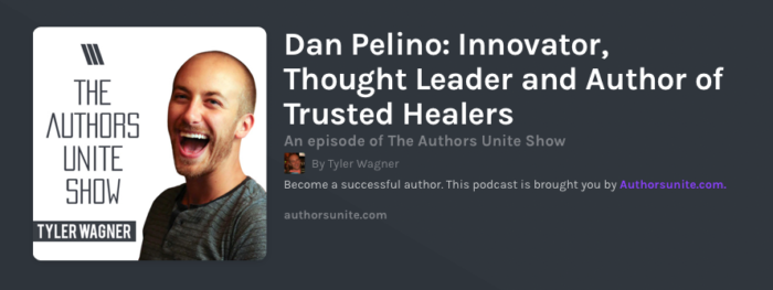 Authors Unite Show Dan Pelino Interview